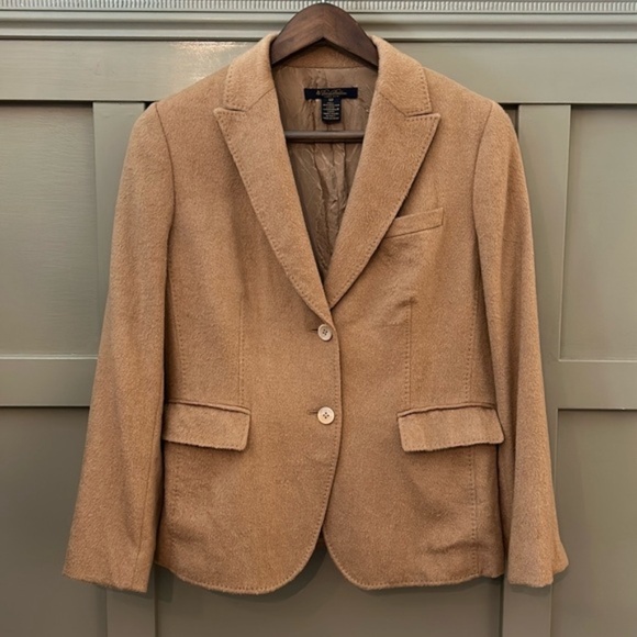 Brooks Brothers Loro Piana Baby Camel Hair Blazer Jacket Size 10P - Picture 14 of 15